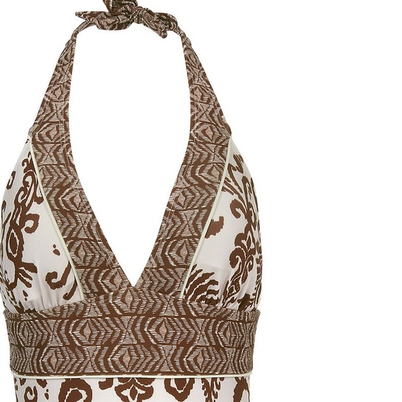 VENUS Athens One-Piece Swimsuit boho vacation beach cruise Size 8 - Picture 7 of 9